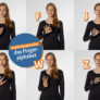 Gebärdensprache Fingeralphabet